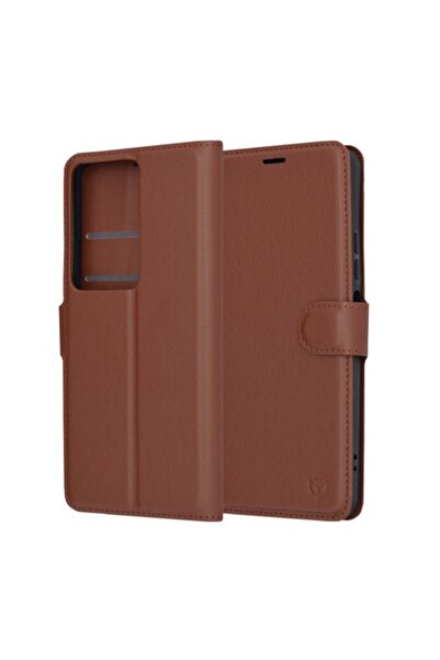 Mad Husa Folio din piele pentru OPPO A79 5G / OnePlus Nord N30 SE - Maro deschis