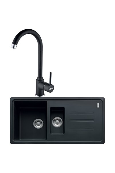 Franke Pachet chiuvetă de bucătărie BSG 651 cu baterie Pola 1.0, neagră