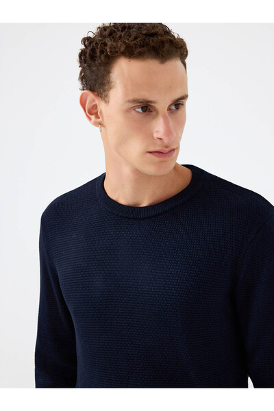 Loft Regular Fit Navy Blue Men's Sweater Lf2040477