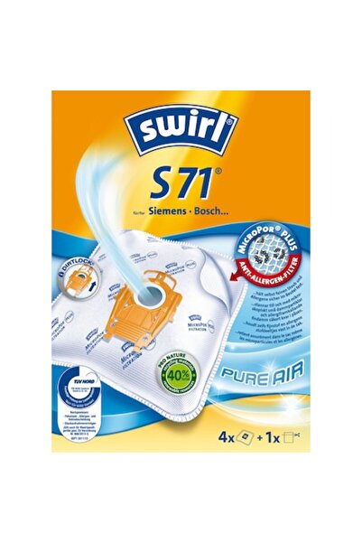 Swirl Set 4 saci de aspirat S 71 AirSpace MicroPor Plus pentru Bosch tip P