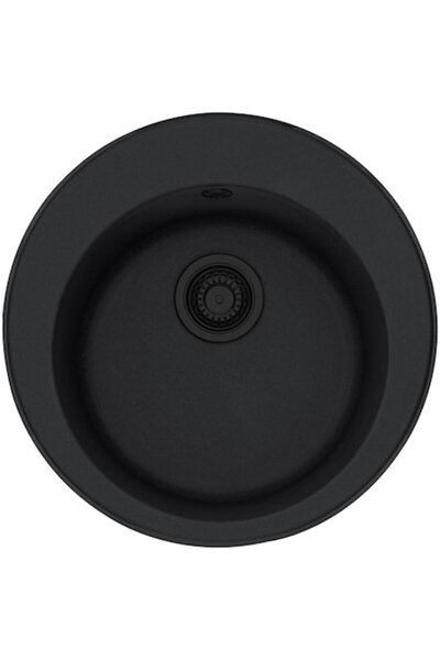 Franke ROG 610 Fragranite Νεροχύτης Κουζίνας, 510mm, Μαύρος