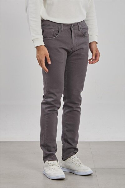BARRELS AND OIL Men's regular fit pants - gray