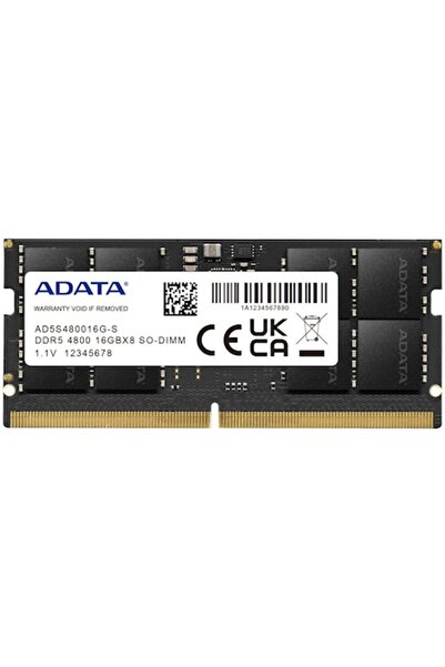 Adata Memorie pentru notebook, 16 GB DDR5, 4800 MHz, SO-DIMM, CL40