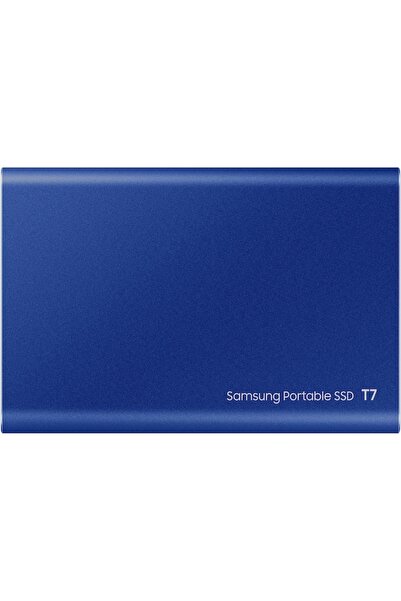 Samsung Portable T7 External SSD, 2TB, USB 3.2, Indigo Blue