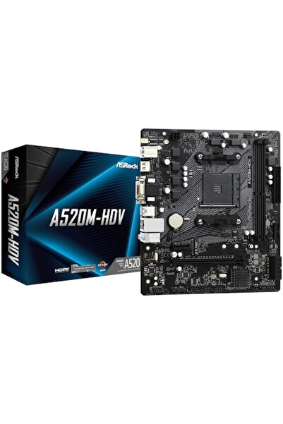 ASROCK Placă de bază A520M-HDV, Socket AM4
