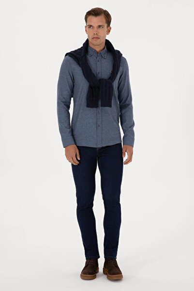 U.S. Polo Assn. Akıs025K indigo Erkek Gömlek 2225603