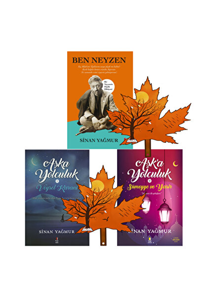 Kapı Yayınları Sinan Yağmur - Ben Neyzen - Aşka Yolculuk 1 ve 2 -toplam 3 kit...