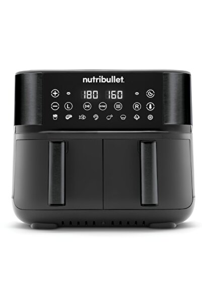 Nutribullet Friteuză cu aer dublu, cu sertar dublu NBA081B, 2850 W, 2 sertare...