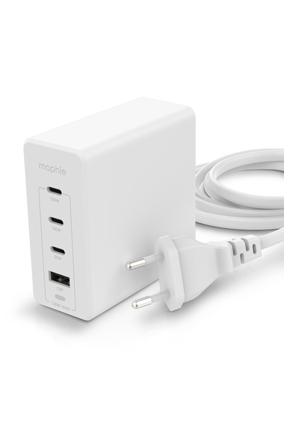 Mophie Speedport Güç Adaptörü Gan 120W 3xUSB-C și USB-A 409909309