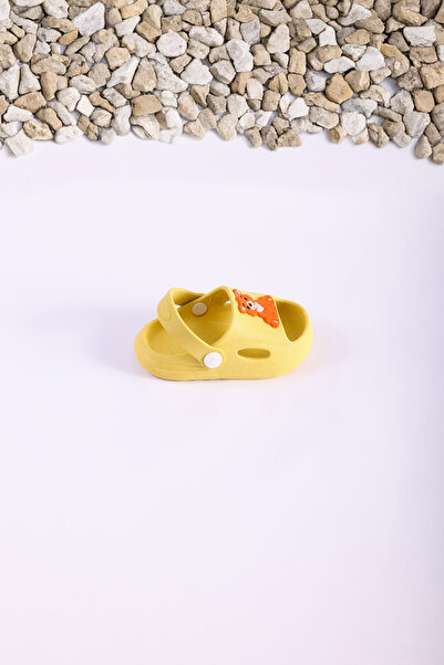 buğrahayalin Yellow Children's Sandals – Eva Material, Comfortable and Lightweight, Unisex Daily Use