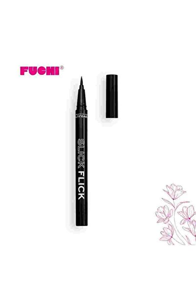 FLICK قلم كحل سائل سلك فلك من ريلوف - أسود