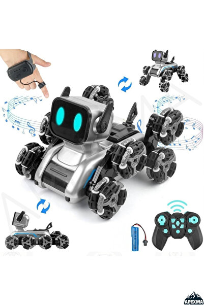Apexma Oyuncak 2.4GHz Uzaktan Kumandalı Bilekten Kontrollü Şarjlı Işıklı 8 Te...