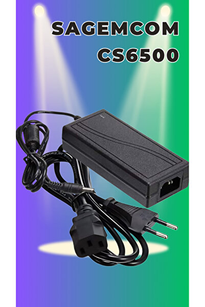 SAGEMCOM CS65001 12V 5A PLASTİK ADAPTÖR 5x2.5 YENİ TİP UÇ -TEYP FİŞİ DAHİL