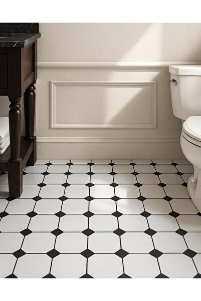 Renkli Duvarlar 30cm x 30cm 10 Adet Yapışkanlı Karo Floor Pvc Panel Yer Zemin Kaplama Paneli Arkası Kauçuklu 3319
