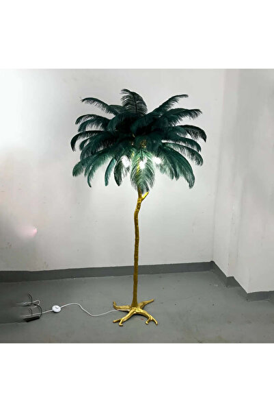 Alista Home Lampadar Pene Politis 1 x E 27 170 cm Verde Inchis