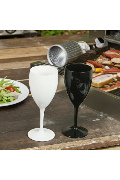 Ulous Kırılmaz Şarap Kadehi SİYAH 6'lı 255ML