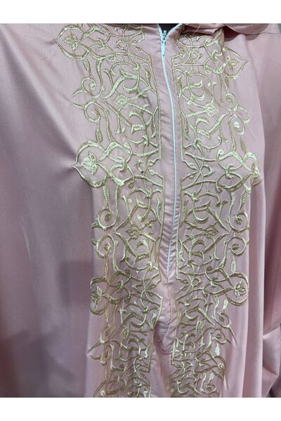 ELEGANT G Embroidered prayer shawl {zipper} luxury tie with scarf