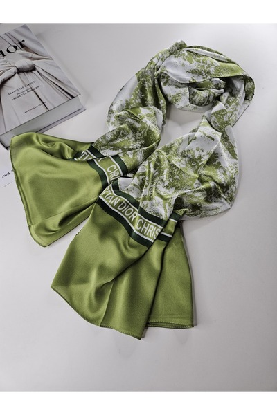 sem oyuncak Luxury Voile Silk Shawl Hijab Foulard Scarf Shawl Forest Pattern 70 X 180 cm