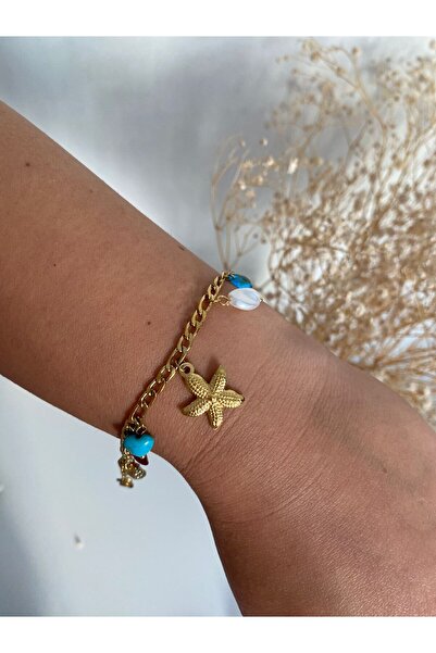 stainless steell Sea Themed Steel Bracelet