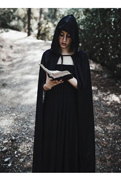 zola Carnival cape, with hood, 180 x 120 cm, black