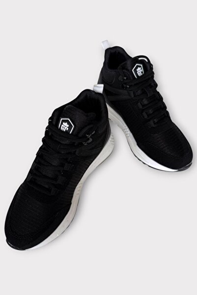 Liger Γυναικείες μπότες εξωτερικού χώρου από ύφασμα Denier με αντι-υδροπροστασία ΜΑΥΡΟ - ΛΕΥΚΟ