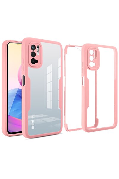 Flippy Max Defence Case for Samsung Galaxy A32 4G - Pink Bumper, Double Transparent Front, Full 360 Protect