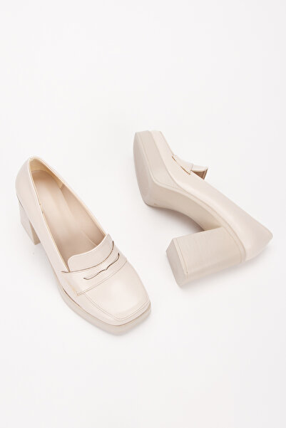 DYG STORE Kadın Rugan Casual Günlük Loafer Ayakkabı