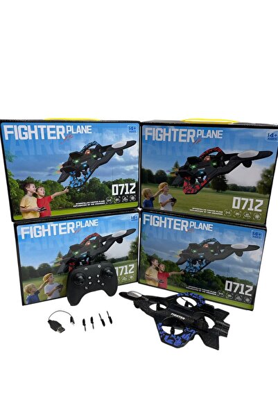 Generic طائرة مقاتلة L0712 بدون طيار تعمل بالتحكم عن بُعد - مصابيح LED، شاحن USB