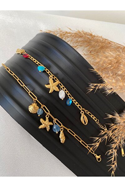 stainless steell Sea Themed Steel Bracelet