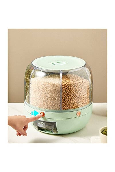Flippy Cereal Dispenser Flippy, Rotating 360, 6 Compartments, 6 L Capacity, Moisture Resistant, Airtight Cl