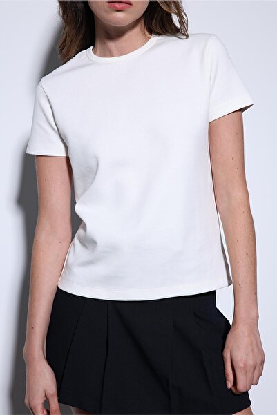 Antioch Ecru Basic Women's T-Shirt