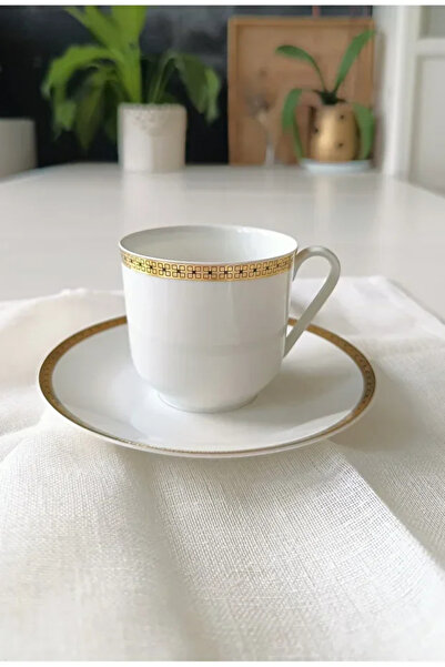 ABBETC Nurantik Arzberg Tea Cup Gold Gilded 2 Pieces 150 ml