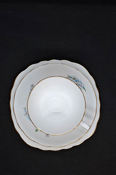 ABBETC Royal Osborne 8203 Bone China English Porcelain 3 Piece Teacup Set 160 ml