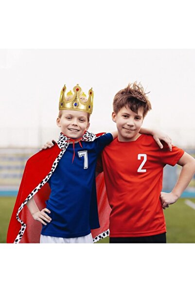 zola Σετ στολής Πρίγκιπα/Βασιλιά, 3 τεμάχια, κάπα, σκήπτρο και στέμμα, ιδανικό για εορτασμούς, καρναβάλι