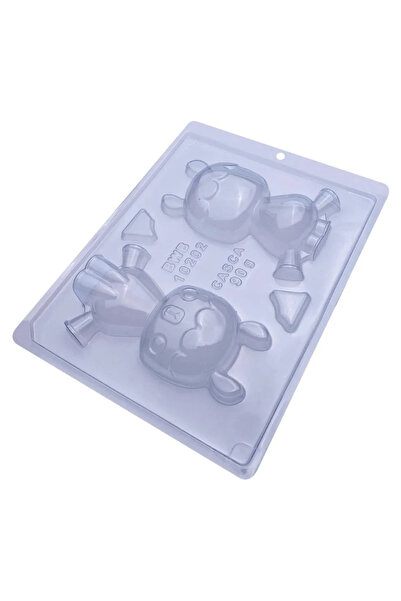 OEM Chocolate mold BWB 10202, 24 X 18.5 cm, polycarbonate, transparent
