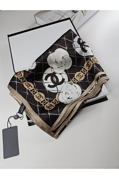 sem oyuncak Luxury Voile Silk Shawl Hijab Foulard Scarf Shawl C Floral Pattern 70 X 180 cm