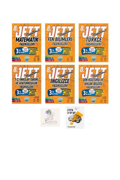 Ünlüler Karması LGS TÜM DERSLER JETT FASİKÜL+ZİHİNDENEME-AYK30