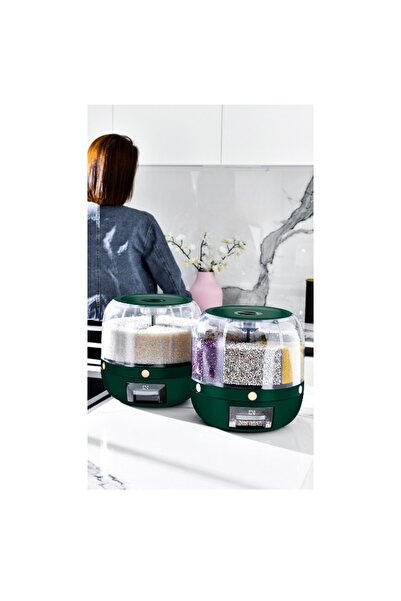 Flippy Cereal Dispenser Flippy, 360 Rotating, 6 Compartments, 3 L Capacity, Moisture Resistant, Airtight Cl