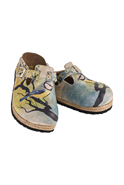 Streetfly Colorful Straw Sole Women's Slippers