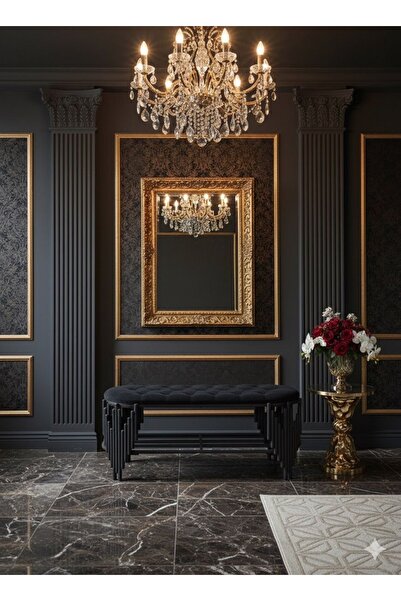 Masal Home Ayakkabılık Detay Piyano Puff