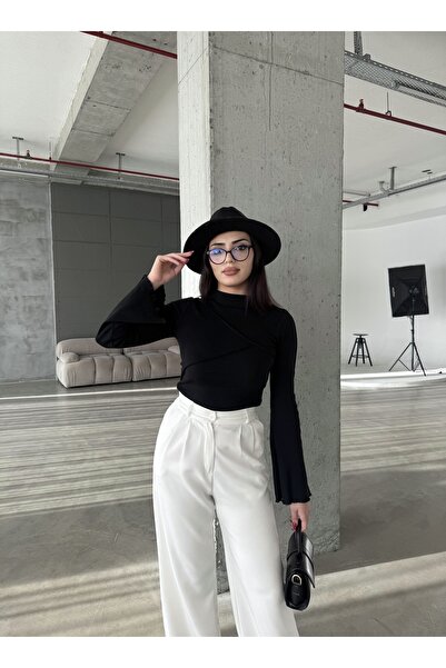 EYLANA АСИМЕТРИЧНИЙ ДИЗАЙН ІСПАНСЬКИЙ РУКАВ БОДІ