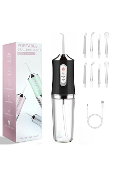 OEM Electric Oral Irrigator, EXPGlobal, 3 Pressure Levels, 8 Cleaning Tips, Wireless, IPX6, 220 ML Reser