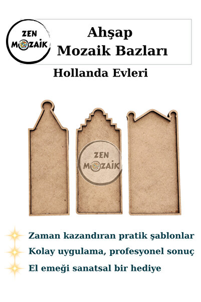 Zen Mozaik Kolay Mozaik Yapım Bazı | Boyama ve Mozaik Yapımına Uygun Hazır Şa...