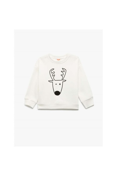 Koton Baby Boy Sweat 6Wmb10087Tk Ekru