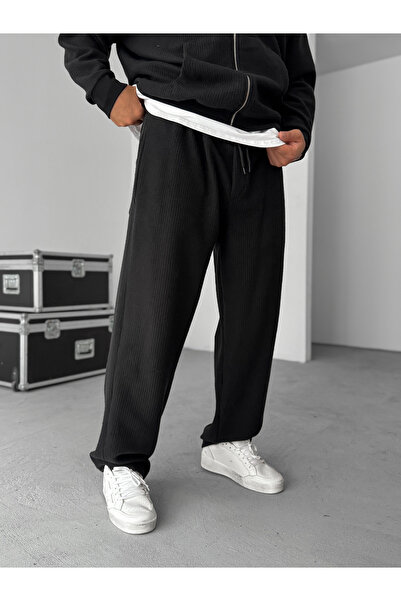BYBASICMAN Siyah Jakar Baggy Eşofman HM-0014