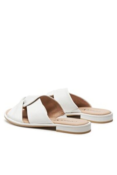 Caprice Γυναικείες σαγιονάρες λευκές CAPRICE-9-9-27100-42 102