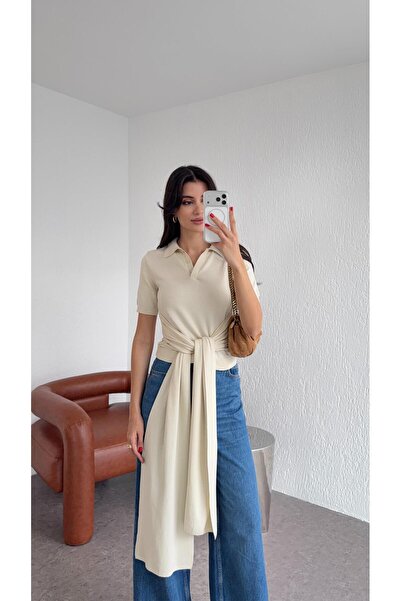 HAZELANNA بلوزة تريكو مربوطة