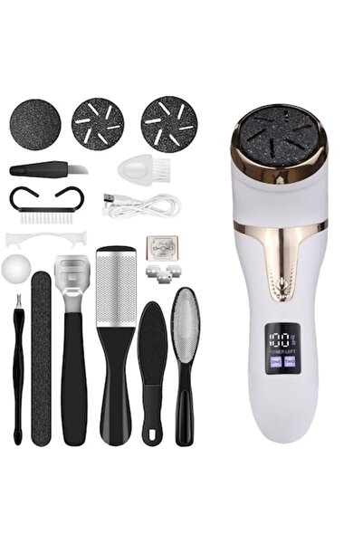 SZJY Set pile electrice pentru picioare pentru călcâie și bătături, impermeab...