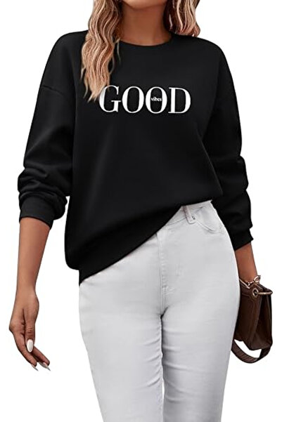 Trendimax Women's Autumn Sweatshirt Long Sleeve Casual Streetwear