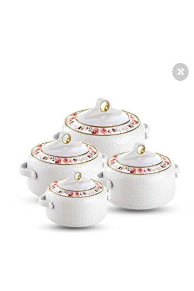 Un Nyasa 4-piece container set, small size 500/1000/1500/2000 ml